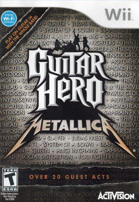 Guitar Hero: Metallica [Guitar Bundle] box art for Wii